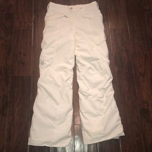 Spyder Girls white tailored ski pants size 12